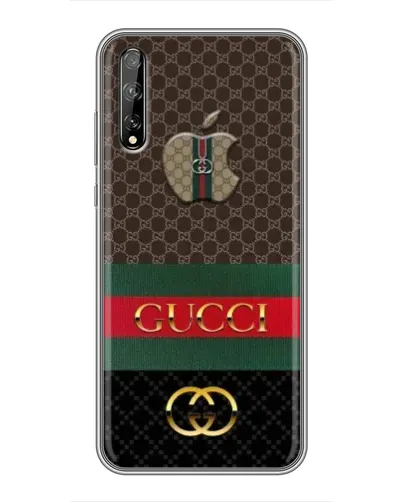 Чехол для Huawei P Smart Pro с картинкой «Gucci — брендированный десерт»