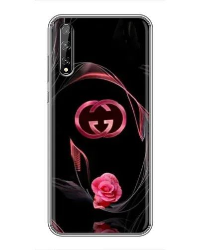 Чехол для Huawei P Smart Pro с картинкой «Gucci — неоновая роза»