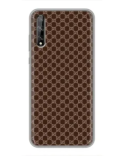 Чохол для Huawei P Smart Pro з картинкою «Gucci — шоколадна сітка»