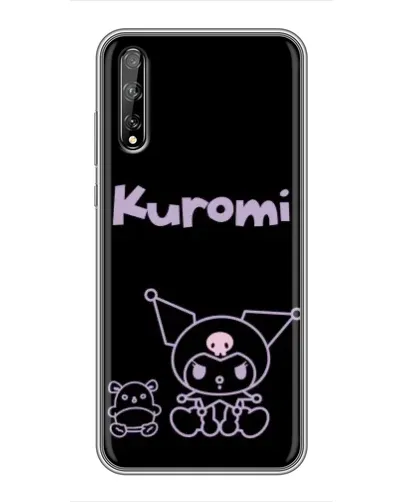 Чехол для Huawei P Smart Pro с картинкой «Kuromi — черный минимализм» Чехол для Huawei P Smart Pro с картинкой «Kuromi — черный минимализм»