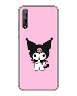 Чехол для Huawei P Smart Pro с картинкой «Kuromi — розовая нежность»