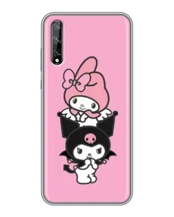 Чехол для Huawei P Smart Pro с картинкой «My Melody и Kuromi»