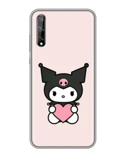 Чехол для Huawei P Smart Pro с картинкой «Kuromi и сердце»