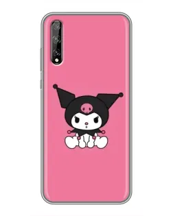 Чехол для Huawei P Smart Pro с картинкой «Хмурая Kuromi»