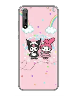 Чехол для Huawei P Smart Pro с картинкой «My Melody и Kuromi»