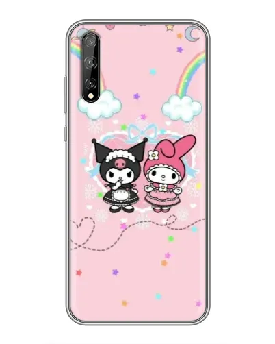 Чехол для Huawei P Smart Pro с картинкой «My Melody и Kuromi» Чехол для Huawei P Smart Pro с картинкой «My Melody и Kuromi»