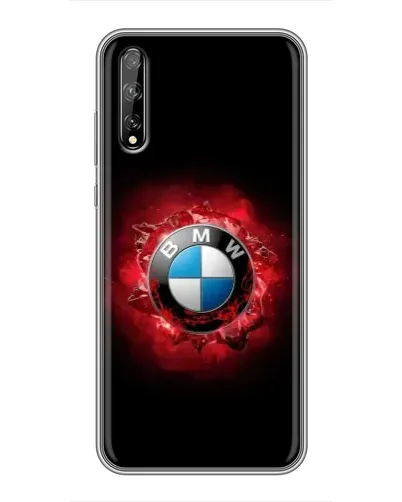 Чехол для Huawei P Smart Pro с картинкой «Логотип BMW — вспышка»