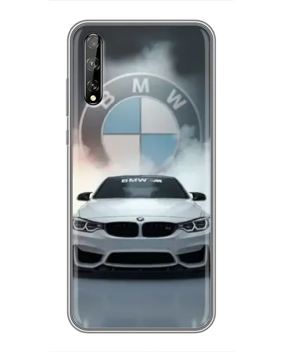 Чехол для Huawei P Smart Pro с картинкой «BMW в белом дыму» Чехол для Huawei P Smart Pro с картинкой «BMW в белом дыму»