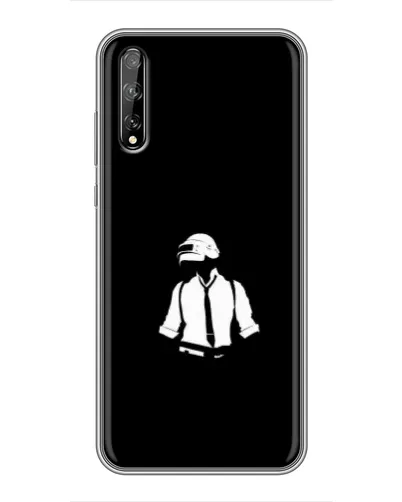 Чехол для Huawei P Smart Pro с картинкой «PUBG — белый шлем» Чехол для Huawei P Smart Pro с картинкой «PUBG — белый шлем»