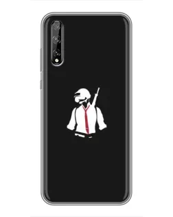 Чохол для Huawei P Smart Pro з картинкою «PUBG — силует воїна» Чохол для Huawei P Smart Pro з картинкою «PUBG — силует воїна»