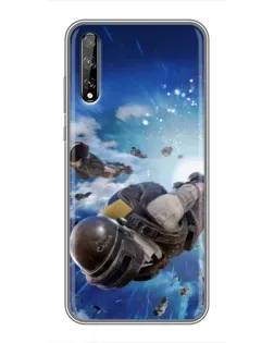 Чохол для Huawei P Smart Pro з картинкою «Десант PUBG — стрибок» Чохол для Huawei P Smart Pro з картинкою «Десант PUBG — стрибок»