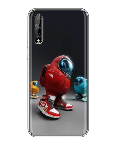 Чехол для Huawei P Smart Pro с картинкой «Among Us — 3D стиль»