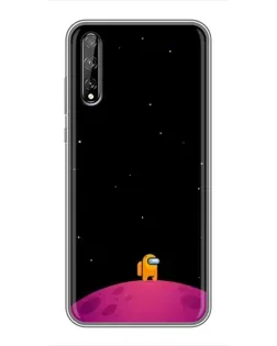 Чохол для Huawei P Smart Pro з картинкою «Самотній герой на планеті»