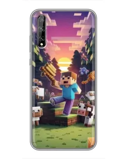Чохол для Huawei P Smart Pro з картинкою «Стів на фермі»