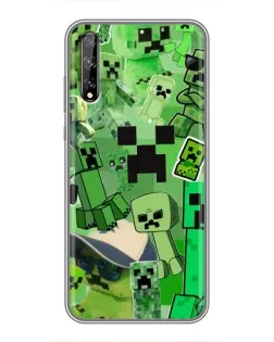 Чохол для Huawei P Smart Pro з картинкою «Кріпери Minecraft»
