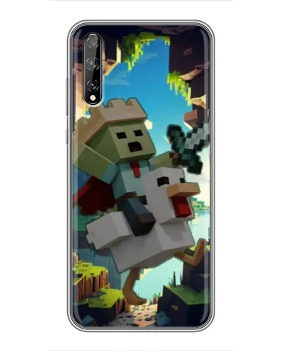 Чехол для Huawei P Smart Pro с картинкой «Стив и гусь»