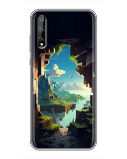 Чохол для Huawei P Smart Pro з картинкою «Вид з печери»