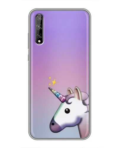 Чехол для Huawei P Smart Pro с картинкой «Единорог градиент» Чехол для Huawei P Smart Pro с картинкой «Единорог градиент»