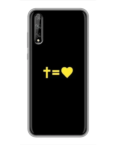 Чехол для Huawei P Smart Pro с картинкой «Сердце и Крест» Чехол для Huawei P Smart Pro с картинкой «Сердце и Крест»