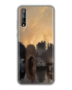 Чехол для Huawei P Smart Pro с картинкой «Дорога к вере»