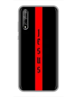 Чехол для Huawei P Smart Pro с картинкой «Красная линия веры»