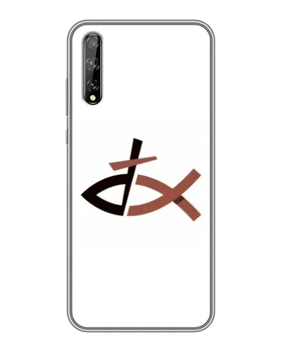 Чехол для Huawei P Smart Pro с картинкой «Рыба и крест» Чехол для Huawei P Smart Pro с картинкой «Рыба и крест»