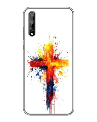 Чехол для Huawei P Smart Pro с картинкой «Акварельный крест» Чехол для Huawei P Smart Pro с картинкой «Акварельный крест»