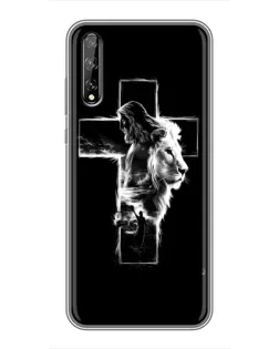 Чехол для Huawei P Smart Pro с картинкой «Сияющий крест Jesus»
