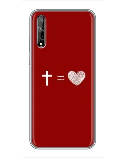 Чехол для Huawei P Smart Pro с картинкой «Уравнение любви»