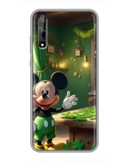 Чехол для Huawei P Smart Pro с картинкой «Микки в мастерской»