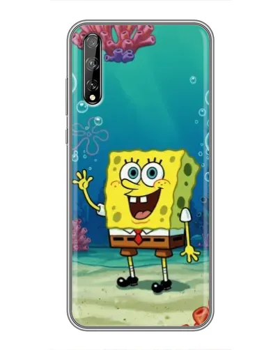Чехол для Huawei P Smart Pro с картинкой «Подводный привет»
