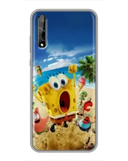 Чехол для Huawei P Smart Pro с картинкой «Развлечения на пляже»