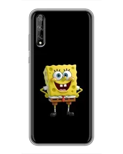 Чехол для Huawei P Smart Pro с картинкой «Классический Губка Боб»