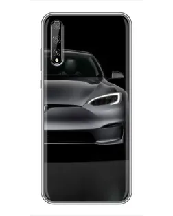 Чохол для Huawei P Smart Pro з картинкою «Tesla Model S Look»