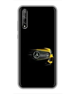 Чехол для Huawei P Smart Pro с картинкой «Mercedes — ретро стиль»