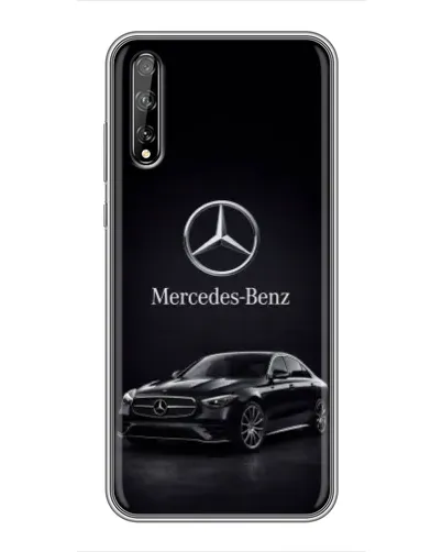 Чехол для Huawei P Smart Pro с картинкой «Mercedes — решетка радиатора»