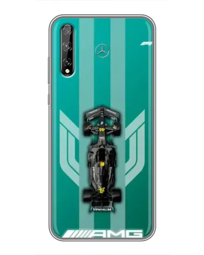 Чехол для Huawei P Smart Pro с картинкой «Mercedes AMG Petronas»