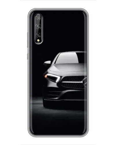 Чехол для Huawei P Smart Pro с картинкой «Свет фар Mercedes»