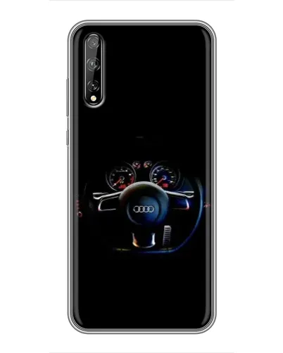Чехол для Huawei P Smart Pro с картинкой «Салон Audi — руль» Чехол для Huawei P Smart Pro с картинкой «Салон Audi — руль»