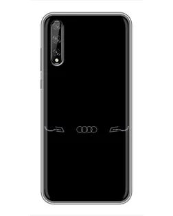 Чохол для Huawei P Smart Pro з картинкою «Audi — світловий підпис»