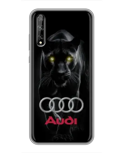 Чехол для Huawei P Smart Pro с картинкой «Пантера и Audi» Чехол для Huawei P Smart Pro с картинкой «Пантера и Audi»