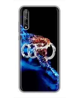 Чохол для Huawei P Smart Pro з картинкою «Енергія лого Audi»