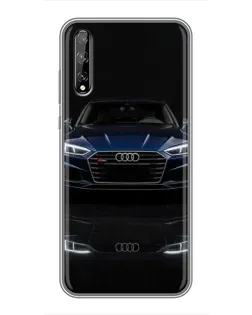 Чохол для Huawei P Smart Pro з картинкою «Audi — нічне відображення»