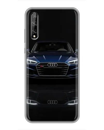 Чехол для Huawei P Smart Pro с картинкой «Audi — ночное отражение» Чехол для Huawei P Smart Pro с картинкой «Audi — ночное отражение»