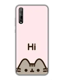 Чохол для Huawei P Smart Pro з картинкою «Пушин каже Hi» Чохол для Huawei P Smart Pro з картинкою «Пушин каже Hi»