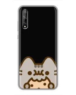 Чохол для Huawei P Smart Pro з картинкою «Пушин на чорному» Чохол для Huawei P Smart Pro з картинкою «Пушин на чорному»