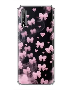 Чехол для Huawei P Smart Pro с картинкой «Неоновое кружево»