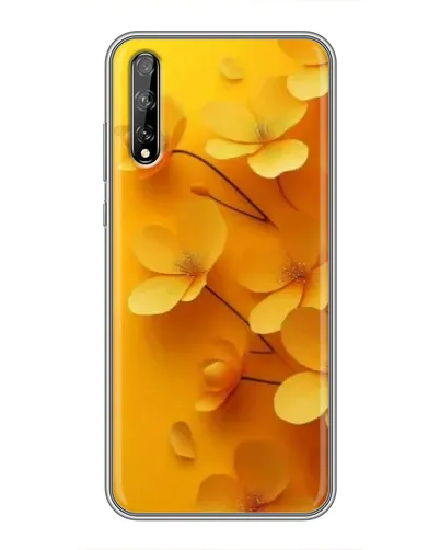 Чехол для Huawei P Smart Pro с картинкой «Золотые лепестки»