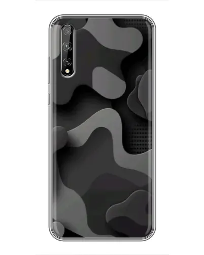 Чехол для Huawei P Smart Pro с картинкой «Темный абстрактный камуфляж» Чехол для Huawei P Smart Pro с картинкой «Темный абстрактный камуфляж»