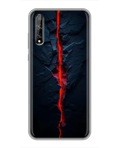 Чехол для Huawei P Smart Pro с картинкой «Kрасная лавовая трещина» Чехол для Huawei P Smart Pro с картинкой «Kрасная лавовая трещина»